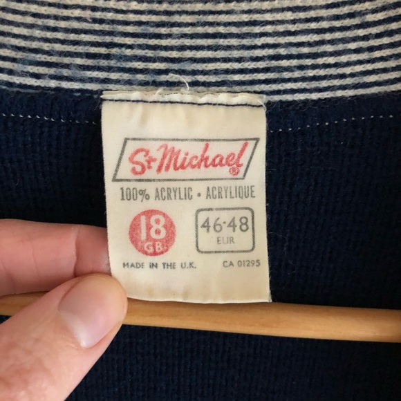 Vintage stripped cardigan - Picture 4 of 4